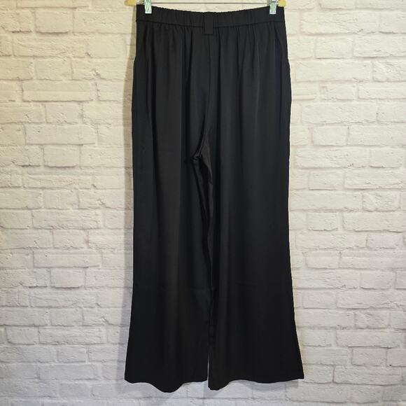 W Area Stars Womens Black Wide Leg Flare Trouser Pants NWT Size XL Flowy Cool - Picture 5 of 9